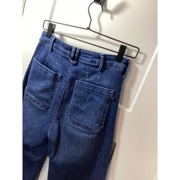 Anthropologie pilcro the skipper wide leg high rise jeans womens size 25 - Picture 9 of 16